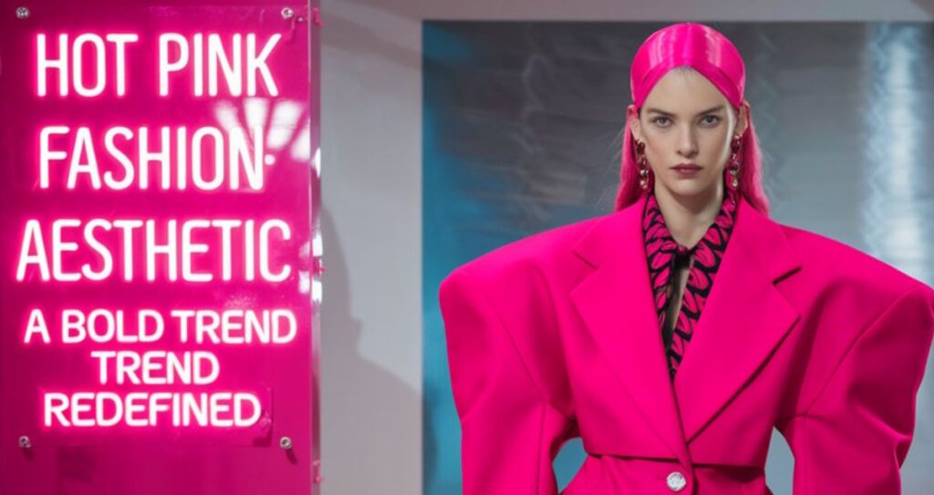 Hot Pink Fashion Aesthetic: A Bold Trend Redefined